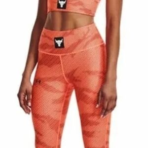 Under Armour Orange Camo Sports Set